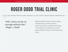 Tablet Screenshot of doddlawclinic.com